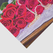 真珠と仮装のバラ 薄葉紙 (詳細)