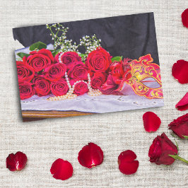 真珠と仮装のバラ 薄葉紙