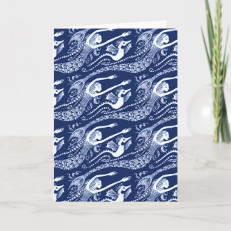 真珠と海馬を持つ人魚 カード