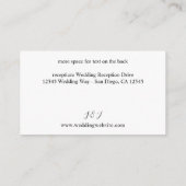 真珠と白のフローラ詳細エンクロージャカード2 エンクロージャーカード (裏面)