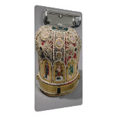 真珠と置かれ、大切な留め釘王冠 ミニクリップボード (アングル)