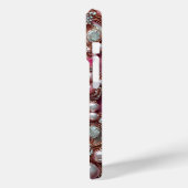 真珠と詳細な赤いバラ Case-Mate iPhoneケース (裏面 / 左)