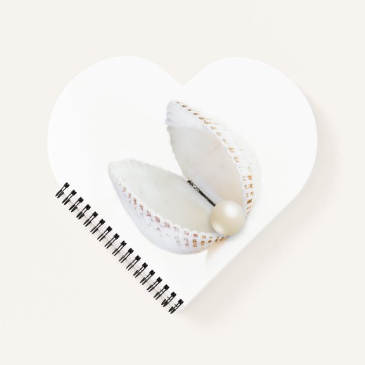 真珠と貝殻 ノートブック (正面)