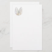 真珠と貝殻 便箋 (正面/裏面)