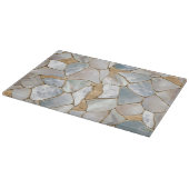 真珠と金ゴールド抽象芸術 カッティングボード (角)