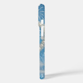 真珠と青のバラのハートiPhoneケース – Fanta Case-Mate iPhoneケース (裏面 / 左)