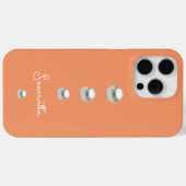 真珠のあるオレンジ Case-Mate iPhoneケース (裏面 (横))