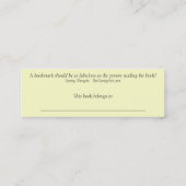 真珠のしおり スキニー名刺 (裏面)