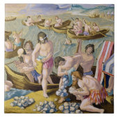 真珠のために潜っているインディアンは「Venationからの93をめっきします タイル (正面)