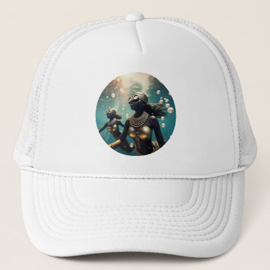 真珠のためのスティームパンクダイバーズダイビング キャップ (正面)