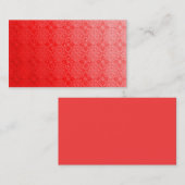 真珠のようで赤い名刺のテンプレートのブランク 名刺 (正面/裏面)