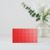 真珠のようで赤い名刺のテンプレートのブランク 名刺 (スタンド正面)