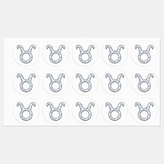 真珠のようなトーラスのシンボルの母デジタル迷彩柄 ラベル (シート)