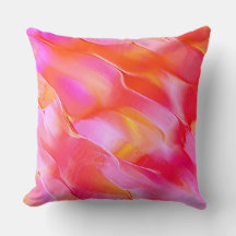 真珠のようなピンクとオレンジの磨かれた岩