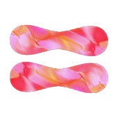 真珠のようなピンクとオレンジの磨かれた岩 野球ボール (パネル)