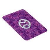 真珠のような癌の〔占星術の〕十二宮図サインオンデジタル迷彩柄 マグネット (右側)