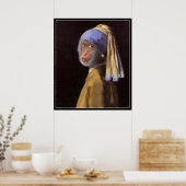 真珠のイヤリングとチャイム ポスター (キッチン)