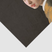 真珠のイヤリングのポートレートの絵画の女の子 薄葉紙 (詳細)