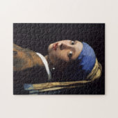 真珠のイヤリングを持つ女の子 ジグソーパズル (横)