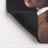 真珠のイヤリングを持つ女の子 マウスパッド (コーナー)