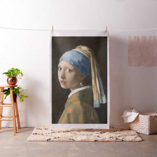真珠のイヤリングを持つ女の子 – ヨハネス・ヴェルメール ファブリック (インサイチュ)