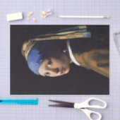 真珠のイヤリングを持つ女の子 薄葉紙 (クラフト)