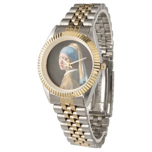 真珠のイヤリングを持つ女の子（1665年）ヨハネス・ヴェルメール 腕時計