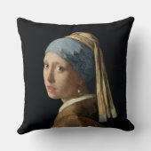 真珠のイヤリングを持つ女の子、c.1665-6 (キャンバスの油 クッション (裏面)