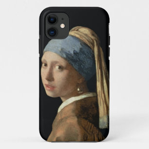 真珠のイヤリングを持つ女の子、c.1665-6 (キャンバスの油 iPhone 11 ケース