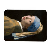真珠のイヤリングを持つ女の子 – Johannes Vermeer マグネット (横)
