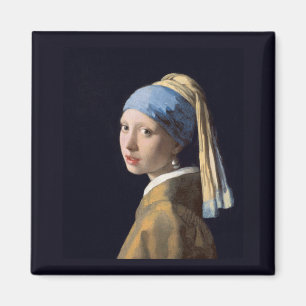 真珠のイヤリングを持つ女の子、Vermeer マグネット