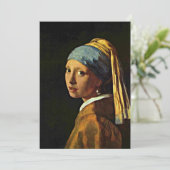 真珠のイヤリングを持つ少女 カード (スタンド正面)