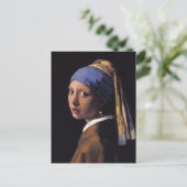 真珠のイヤリングを持つ少女 ポストカード (スタンド正面)