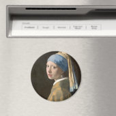 真珠のイヤリングを持つ少女 マグネット (インサイチュ (食洗機))