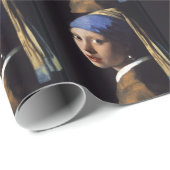 真珠のイヤリングを持つ少女 ラッピングペーパー (ロールコーナー)