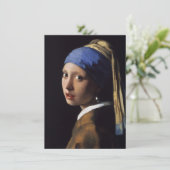 真珠のイヤリングを持つ少女 招待状 (スタンド正面)