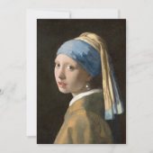 真珠のイヤリングを持つ少女 | Johannes Vermeer (正面)
