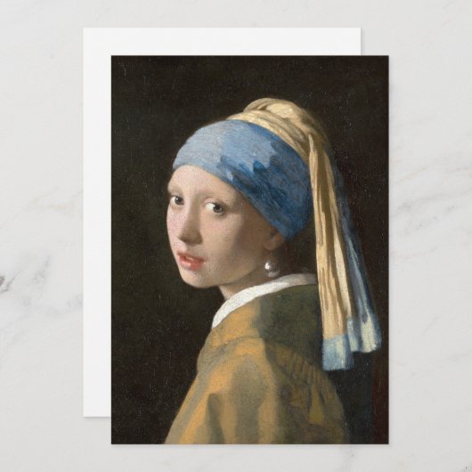 真珠のイヤリングを持つ少女 | Johannes Vermeer (正面/裏面)