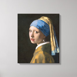 真珠のイヤリングを持つ少女 | Johannes Vermeer | キャンバスプリント