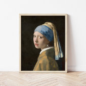 真珠のイヤリングを持つ少女 | Johannes Vermeer ポスター