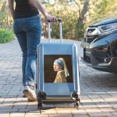 真珠のイヤリング(1665)荷物を持つ女の子 シール (スーツケースインサイチュ)