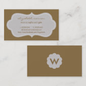 真珠のシックなModernaのお母さんのテレホンカード コーリングカード (正面/裏面)