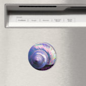 真珠のシーシェル熱帯産オパールの母親は紫色に見える マグネット (インサイチュ (食洗機))