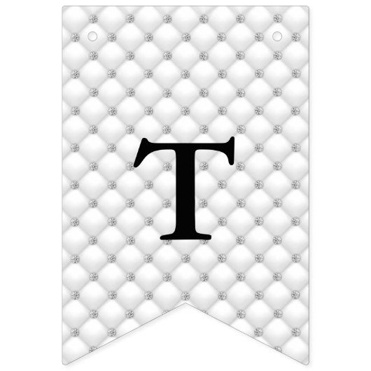 真珠のダイヤモンドの民族のプリンセスの女の赤ちゃんの魅力 バンティングフラッグ (第2の旗)