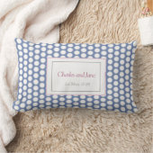 真珠のナビ結婚ークッションの文字列 ランバークッション (ブランケット)