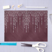 真珠のネックレスが雨だ！ティッシュペーパー 薄葉紙 (クラフト)