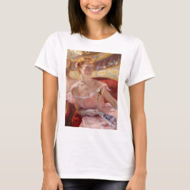 真珠のネックレスとピンクのドレスを身に着けたアメリカ人女性 Tシャツ