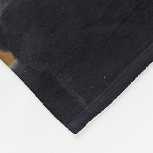 真珠のネックレスを持つ女性、ヨハネス・ヴェルメール フリースブランケット (角)