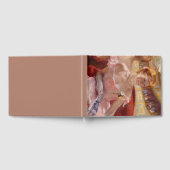 真珠のネックレス&ピンクドレスを着たアメリカ人女性 ゲストブック (全面)