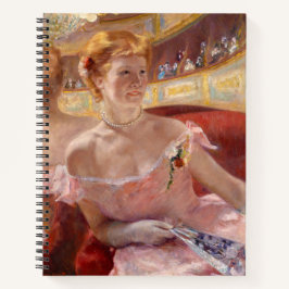 真珠のネックレス&ピンクドレスを着たアメリカ人女性 ノートブック